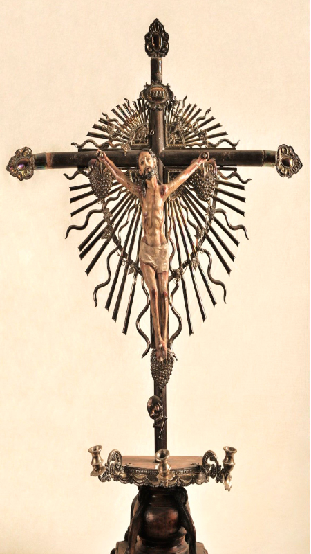 Cristo Crucificado en Agonia escultor de Potosi no identificado