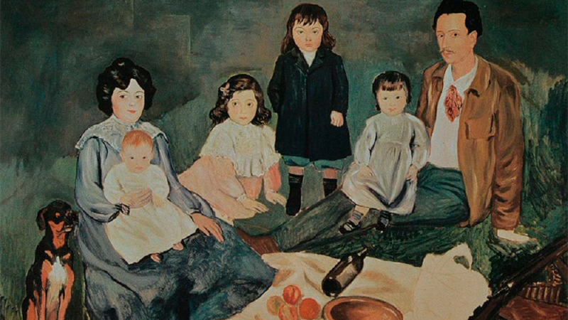 La familia Soler por Pablo Picasso 1903 Oleo sobre lienzo