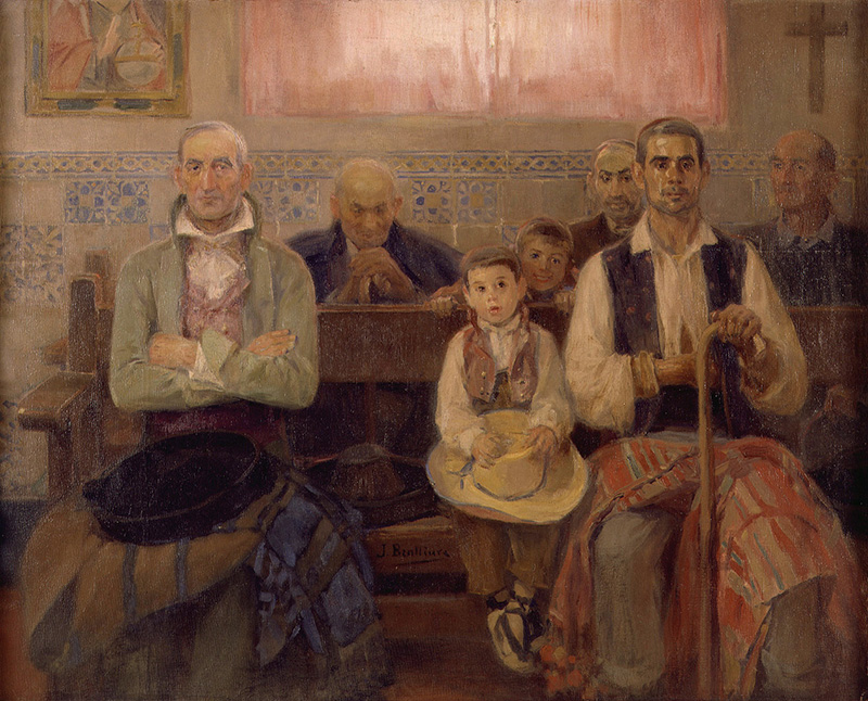 3.8. Jose Benlliure Gil Misa en la Ermita 1932 Museo de Bellas Artes Valencia
