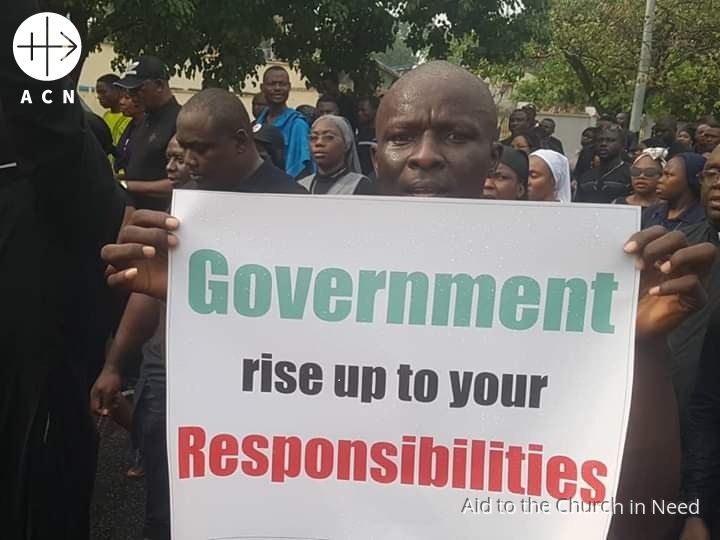 6.4. Nigeria Protesta en Abuja Nigeria para pedir mas seguridad 01.03.2020