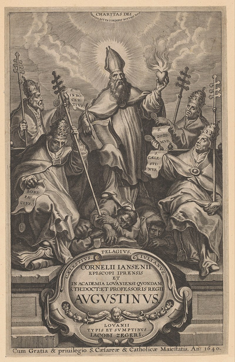3.6. Frontispicio del Augustinus escrito por Jansenio y publicado de forma postuma Lovaina 1640